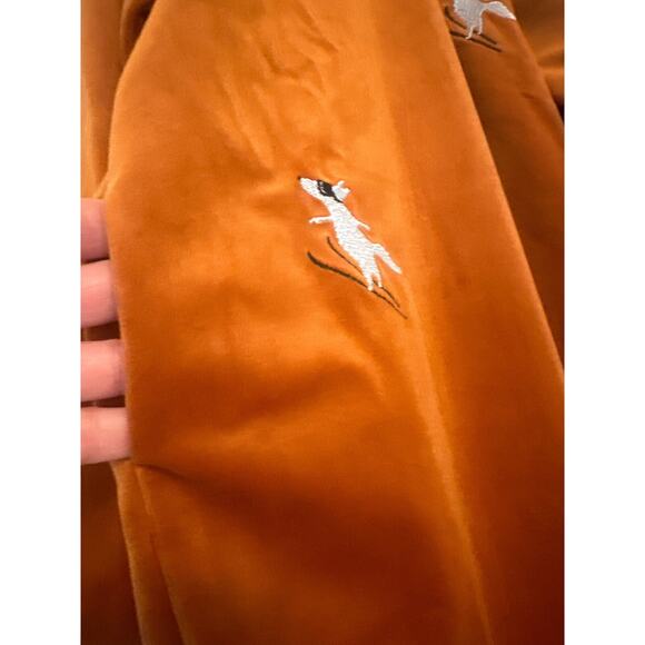 NWT OMAMImini Velvet fox 🦊 Dress In rust - Picture 3 of 7